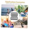 HOMSFOU Digital Storage Box Organizer Bags for Traveling Earphone Organizer Bag Cables Organizing Bag Portable Chargers Bag Data Line Storage Bag Accessories Pouch New Fabric Grey view 4
