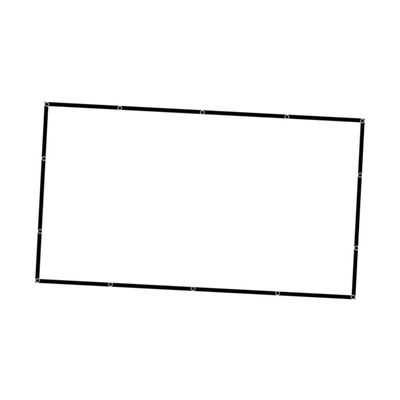 HOMSFOU Foldable Projector Screen Portable Display for Home Theater Education and Presentations Material Aspect Ratio