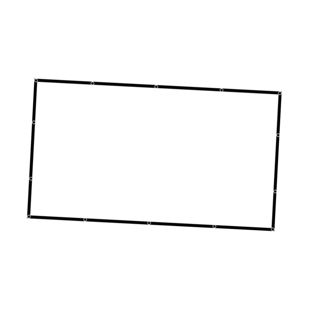 HOMSFOU Foldable Projector Screen Portable Display for Home Theater Education and Presentations Material Aspect Ratio