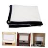 HOMSFOU Foldable Projector Screen Portable Display for Home Theater Education and Presentations Material Aspect Ratio view 2