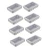 Angoily 8pcs Tinplate Usb Drive Organizer Box Desktop Storage Container for Cables Jewelry Accessories Lightweight and Tight Lid Closure view 1