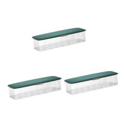 Angoily 3pcs Box Cover Compact Cord Organizer for Multi-Compartment Storage for Electronics Cables Design