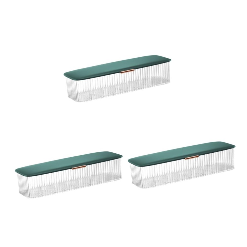 Angoily 3pcs Box Cover Compact Cord Organizer for Multi-Compartment Storage for Electronics Cables Design