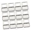 Angoily 12pcs Tinplate Storage Boxes Window Lids Organizer for Usb Flash Drives Keychains Jewelry and More Practical and Stylish Collection for Use view 1