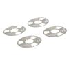Reel to Reel Cassette Tape, Professional DIY Homemade Blank Cassette Tape with 4 Reels and 2 Wheels for Music Recording Enthusiasts Aluminum Alloy ABS Material 40mm Diameter view 2