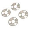 Reel to Reel Cassette Tape, Professional DIY Homemade Blank Cassette Tape with 4 Reels and 2 Wheels for Music Recording Enthusiasts Aluminum Alloy ABS Material 40mm Diameter view 3