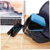 CIYODO 3pcs Hard Carrying Case Hard Disk Adapter Organizer Case  Travel Cords Portable for HDD Zipper Pouch Electronics Travel Organizer Drive HDD view 2