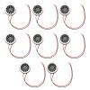 Create idea 8pcs 18mm 8 Ohm 0.5W Mini DIY Speaker Wire Length 80mm Round Shape Replacement Loudspeaker for Music Players Doorbells Alarms view 1