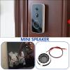 Create idea 8pcs 18mm 8 Ohm 0.5W Mini DIY Speaker Wire Length 80mm Round Shape Replacement Loudspeaker for Music Players Doorbells Alarms view 2