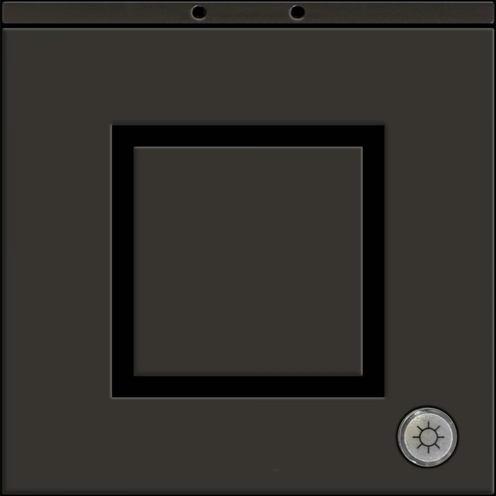 Alpha Communications BLM333B Series QwikBUS Speaker/Microphones Module (for Modular Door Stations), Brown; Used with QwikBUS Type S.T.R. 2/4 Wire Bus Station Only and Modular Style Panel(S)