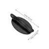 ARTIBETTER Self Adhesive Drawer Handles Pulls Easy to Apply for Cabinet Dresser Closet Window Door Black Handles Set of 4 No Drilling Required view 4