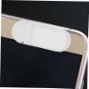 6pcs Privacy Cover Decorative Webcam Cover Slide Sliding Web Cover Shutter Protective Covers Laptop Privacy Covers Webcam Cover Abs White view 2