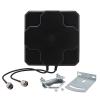 Kaunosta 4G LTE 22dBi Outdoor Dual Polarization Long-Range Directional N Male Panel Antenna with 1ft Cable for WiFi Router Wireless Network Security IP Camera Video