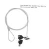 DirectNine Basics 2sets Secure Notebook Locking Cable Keyed Cable Lock for Laptop and Desktop Devices Theft Security Hardware for Monitors Tablets view 2