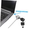 DirectNine Basics 2sets Secure Notebook Locking Cable Keyed Cable Lock for Laptop and Desktop Devices Theft Security Hardware for Monitors Tablets view 3