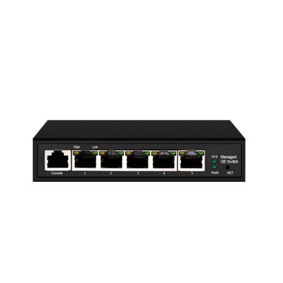 BAISULI Business Ethernet switches L2 Managed Switch 10/100/1000M 5 Port Smarts Switch Gigabit