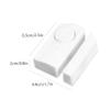 Gadpiparty 5pcs Door and Window Sensor Alarm System High-Pitch Security Chime Easy to Install Lightweight and Portable Home Protection Device view 2