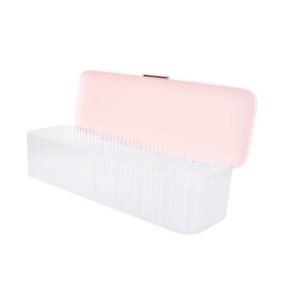 Angoily Multi- Cable Organizer Box Charging Cord Management Storage for Pink Cover to Keep Cables Tidy and Access