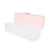 Angoily Multi- Cable Organizer Box Charging Cord Management Storage for Pink Cover to Keep Cables Tidy and Access view 1
