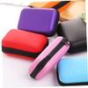 Angoily Multi-use Earphone Storage Bag USB Cable Organizer Pouch for Travel High-Durability Eva Case for Earphones Cables and Accessories Black view 4