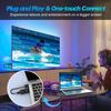 Wireless HDMI Transmitter and Receiver, Plug & Play Portable Wireless HDMI, 4K Wireless HDMI view 4