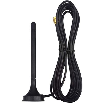Kaunosta Dual Band WiFi 2.4GHz 5.8GHz 3dBi Magnetic Base Handheld SMA Male Antenna with 3M RG174 Cable(2 Pack) for WiFi Router IP Security Camera Wireless Mini PCI Express PCIE Network Card Adapter