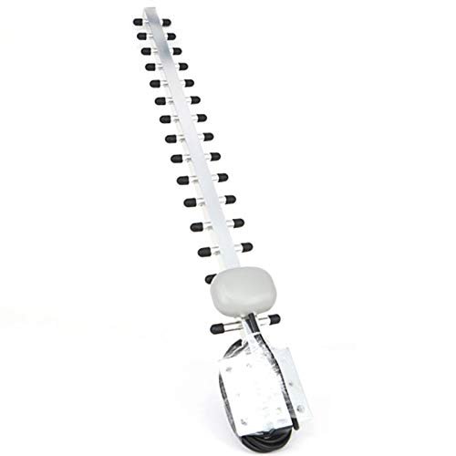 Kaunosta 4G LTE 25dBi High Gain Long Range Waterproof Outdoor SMA Male Yagi Antenna with 5ft Cable for 4G LTE Router Wireless Network USB Adapter Security Camera Surveillance Monitor Industrial