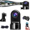 1080p HD 360 Rotating Mini Adas Dashcam, Dashcam Front and Rear Camera, 2025 New Mini Front Dash Camera for Cars,24h Parking Mode with Adas & Super Night Vision (No Memory Card) view 1
