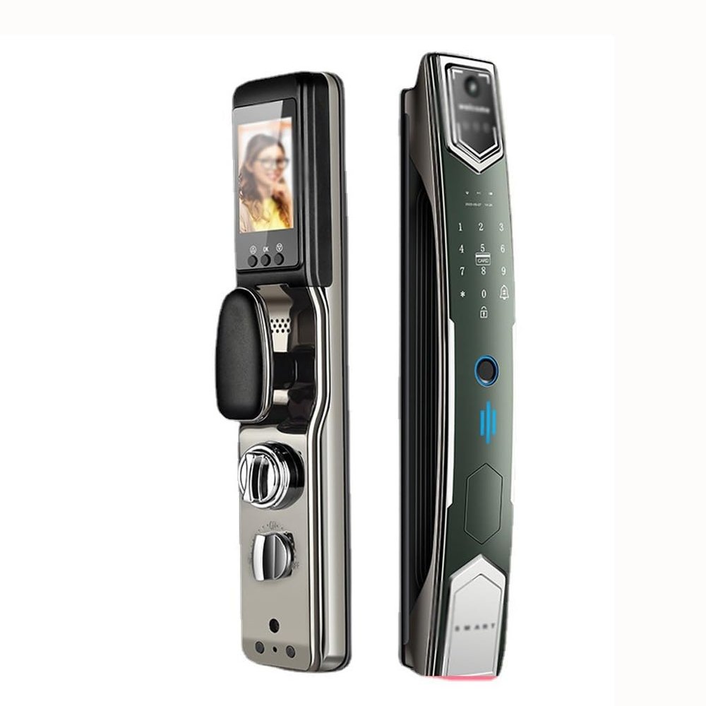 HIONJIN Fingerprint Lock, Visual Intercom, Fully Automatic Intelligent Lock