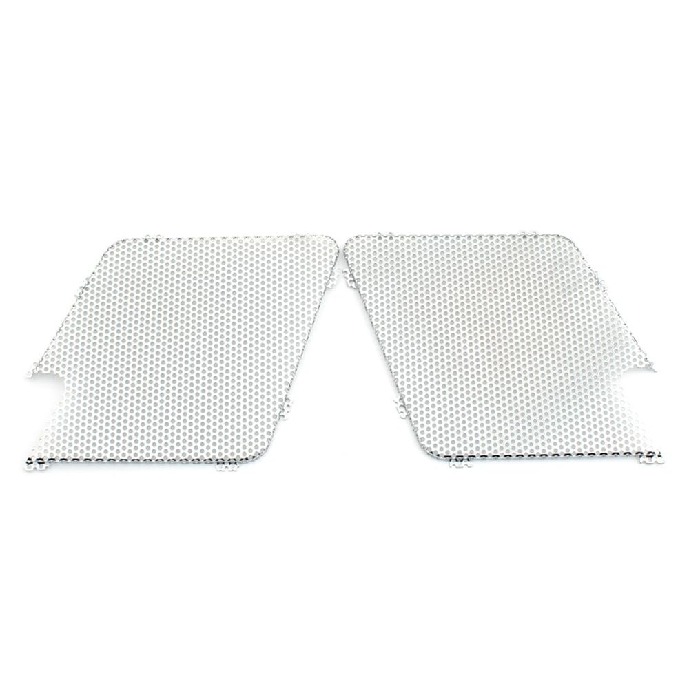 BACAR Cnwaga3 Aluminium Front Speaker Grill Mesh Cover Replacement Chrome for Honda GL1500 88-2000