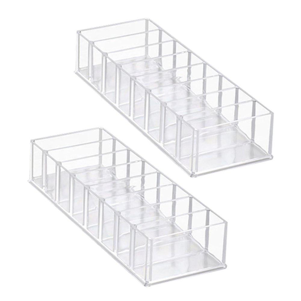 Angoily 2pcs Multi-Function Cable Organizer Box Cord Storage Case Dividers for Easy Charging Office