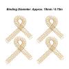 Baxnore 100PCS Binding Coil, Binding Spiral Sheet Coil, Spiral Binding Machine, Heavy Duty Binding Coils, Plastic Binding Coils for Office Documents (Gold) view 2