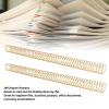 Baxnore 100PCS Binding Coil, Binding Spiral Sheet Coil, Spiral Binding Machine, Heavy Duty Binding Coils, Plastic Binding Coils for Office Documents (Gold) view 4