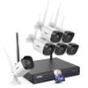 ANNKE Security Camera System, 6pcs Wireless 3MP IP Cameras with 10CH 5MP NVR for Home Security Outdoors, Motion Detection, Two-Way Audio, 100ft Night Vision, Compatible with Alexa, 1TB Hard Drive view 1