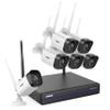 ANNKE Security Camera System, 6pcs Wireless 3MP IP Cameras with 10CH 5MP NVR for Home Security Outdoors, Motion Detection, Two-Way Audio, 100ft Night Vision, Compatible with Alexa, NO HDD view 1