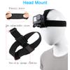 Accessories Set for GoPro Hero 13/12/11/10/9/8/7/6/5/4,New Quick Release Head Strap Mount + Chest Mount Harness + Backpack Clip Holder + 360Rotating Wrist Strap,Action Camera Suction Cup Mount view 4