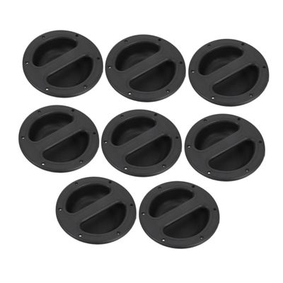 Angoily 8pcs Speaker Mount Handle Round Handles for Speaker Cabinet Easy Carrying Grip Non-Slip Abs Material for Events