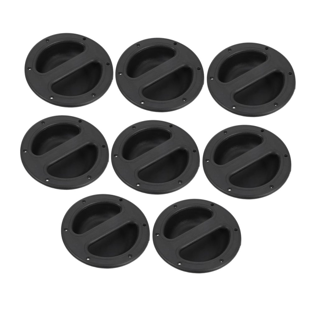 Angoily 8pcs Speaker Mount Handle Round Handles for Speaker Cabinet Easy Carrying Grip Non-Slip Abs Material for Events