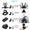 Accessories Set for GoPro Hero 13/12/11/10/9/8/7/6/5/4,New Quick Release Head Strap Mount + Chest Mount Harness + Backpack Clip Holder + 360Rotating Wrist Strap,Universal Action Camera Accessory Kit view 3