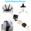 Accessories Set for GoPro Hero 13/12/11/10/9/8/7/6/5/4,New Quick Release Head Strap Mount + Chest Mount Harness + Backpack Clip Holder + 360Rotating Wrist Strap,Universal Action Camera Accessory Kit view 4