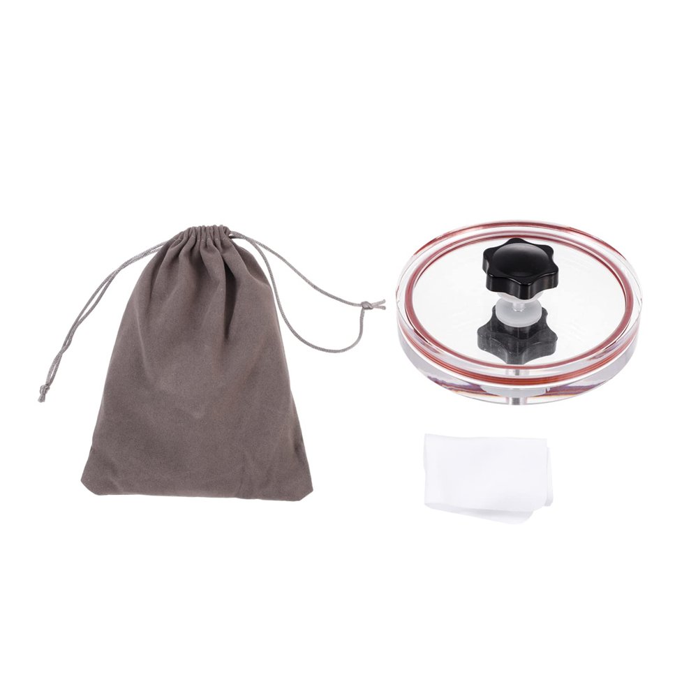 Hoement 1pc Vinyl Record Label Saver Clamp Portable Cleaning Tool Wiper for Record Protection and Maintenance for Vinyl Collectors and Enthusiasts