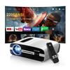 Ultra HD 4K Google TV Projector, HDR10+ 2200 ANSI High-Bright Home Theater Projector - ToF CMOS AutoFocus, WiFi6 Bluetooth, 30W Speaker Dolby Audio, Shorter Throw NFC HDMI USB for Outdoor Movie Night view 1