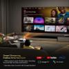 Ultra HD 4K Google TV Projector, HDR10+ 2200 ANSI High-Bright Home Theater Projector - ToF CMOS AutoFocus, WiFi6 Bluetooth, 30W Speaker Dolby Audio, Shorter Throw NFC HDMI USB for Outdoor Movie Night view 3