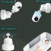 Flexible Baby Monitor Mount Stand Compatible with Babysense Max View V43/HD S2/V24R/PRISMA Baby Camera and Other with 1/4" Threaded Hole Camera, Adjustable Baby Monitor Wall Mount Stand Holder view 2