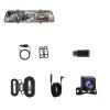 2.5K Dash cam Camera Car DVR High Resolution Car Camera Black box12 inch Mirror Recorder Compatible for Android Auto Driving(A38-6M RCC-BL,128G1) view 1