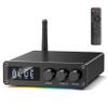 MOREGAX M12 Pro Pre Bluetooth 5.2 Transmitter Receiver for TV, Home Stereo, BT Headset, Low Latency HD Bluetooth Audio Decoder Adapter with Display, RCA, 3.5mm AUX, Coaxial, Optical Inputs/Outputs view 1