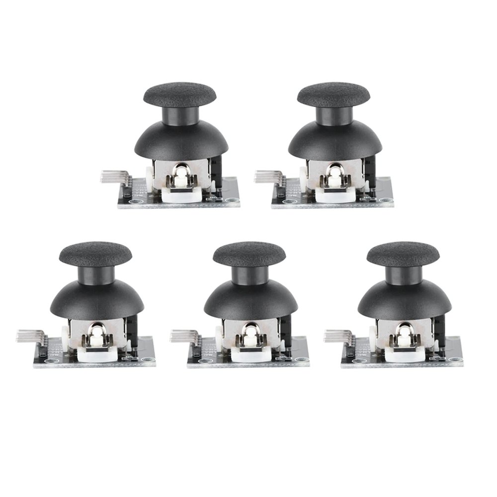 Tbest 5Pcs Dual Axis Joystick Module For Game Controller Gamepad Control Lever Sensor For Video Game Accessories
