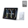 EMONITA Magnetic Wall Mount with Charging Case A11 for iPad Pro 11-Inch (M4). 100-250V AC 18W Quick Charge, Strong Magnets, 360 Rotation view 1
