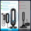 TV Antenna Indoor for Local Channels: Bunobry Portable Long Range 360 Reception Digital HDTV Antenna - Strong Magnetic Base Support 4K 1080P VHF UHF with Smart Switch Signal Amplifier view 3