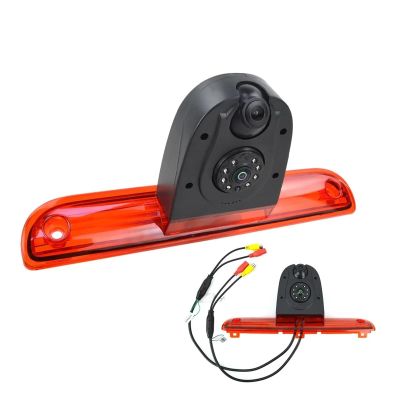 Dual Lens Reversing Camera 3rd Brake Light Camera Reverse Camera Compatible for Fiat Ducato/Citroen Jumper/Peugeot Boxer/Opel Movano C